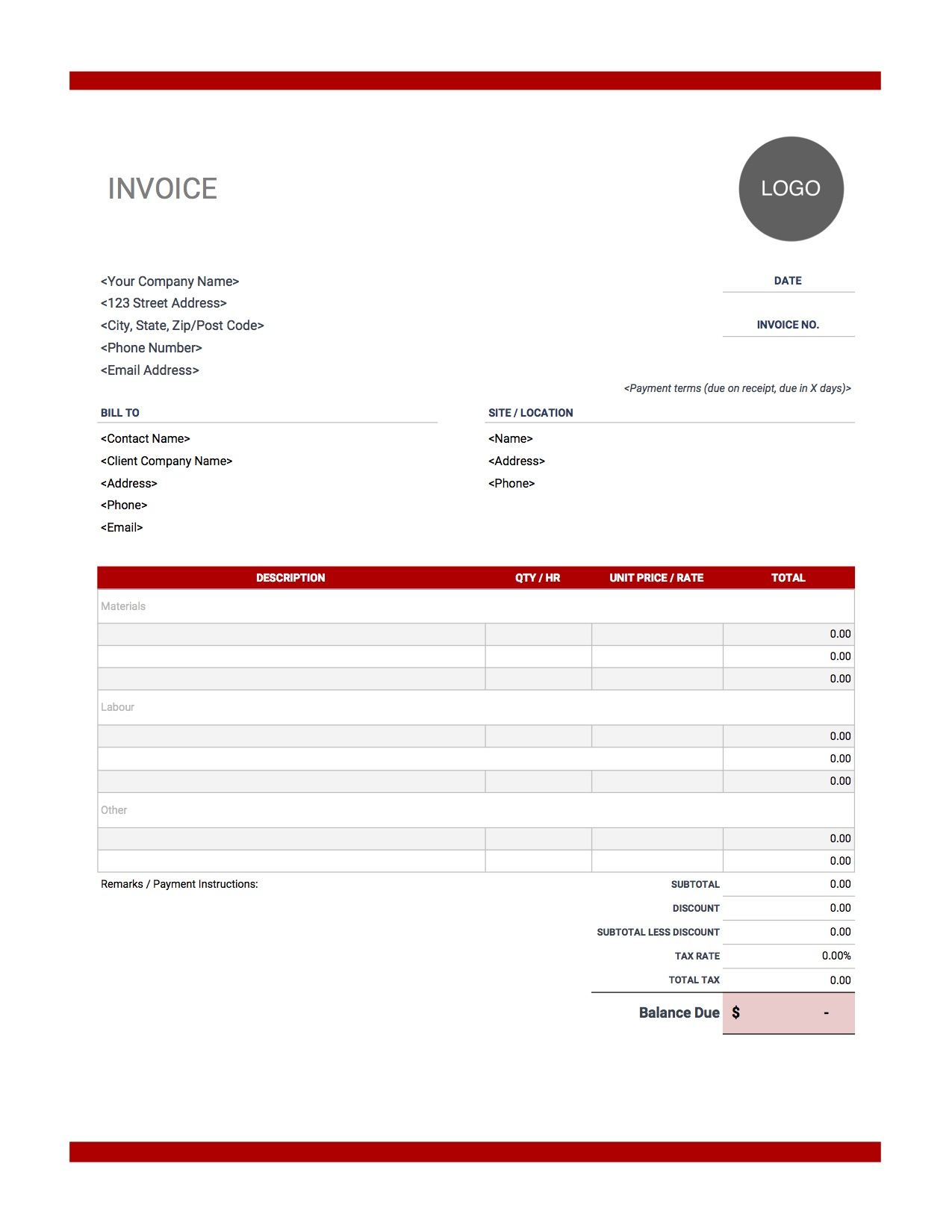 invoice home sign in
